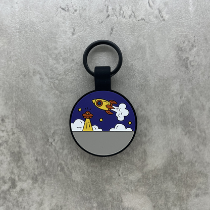 Personalized Pet ID Tag - Rocket