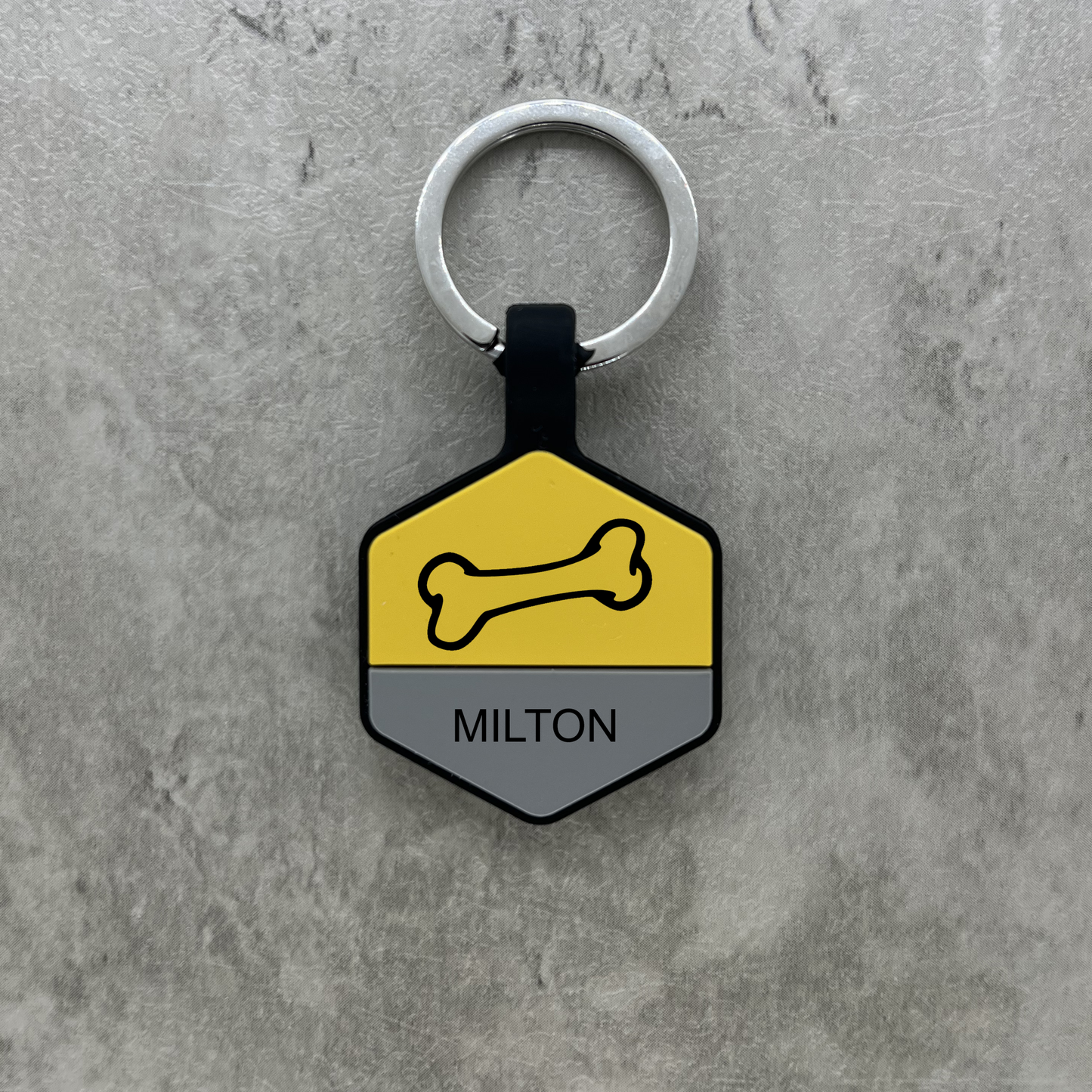 Personalized Luggage Tag - Yellow Hex