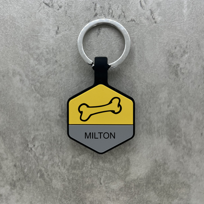 Personalized Luggage Tag - Yellow Hex