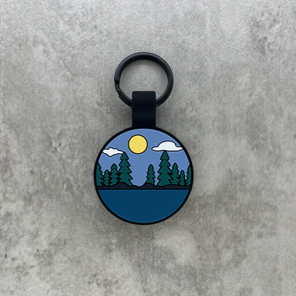 Personalized Pet ID Tag - Silent Forest