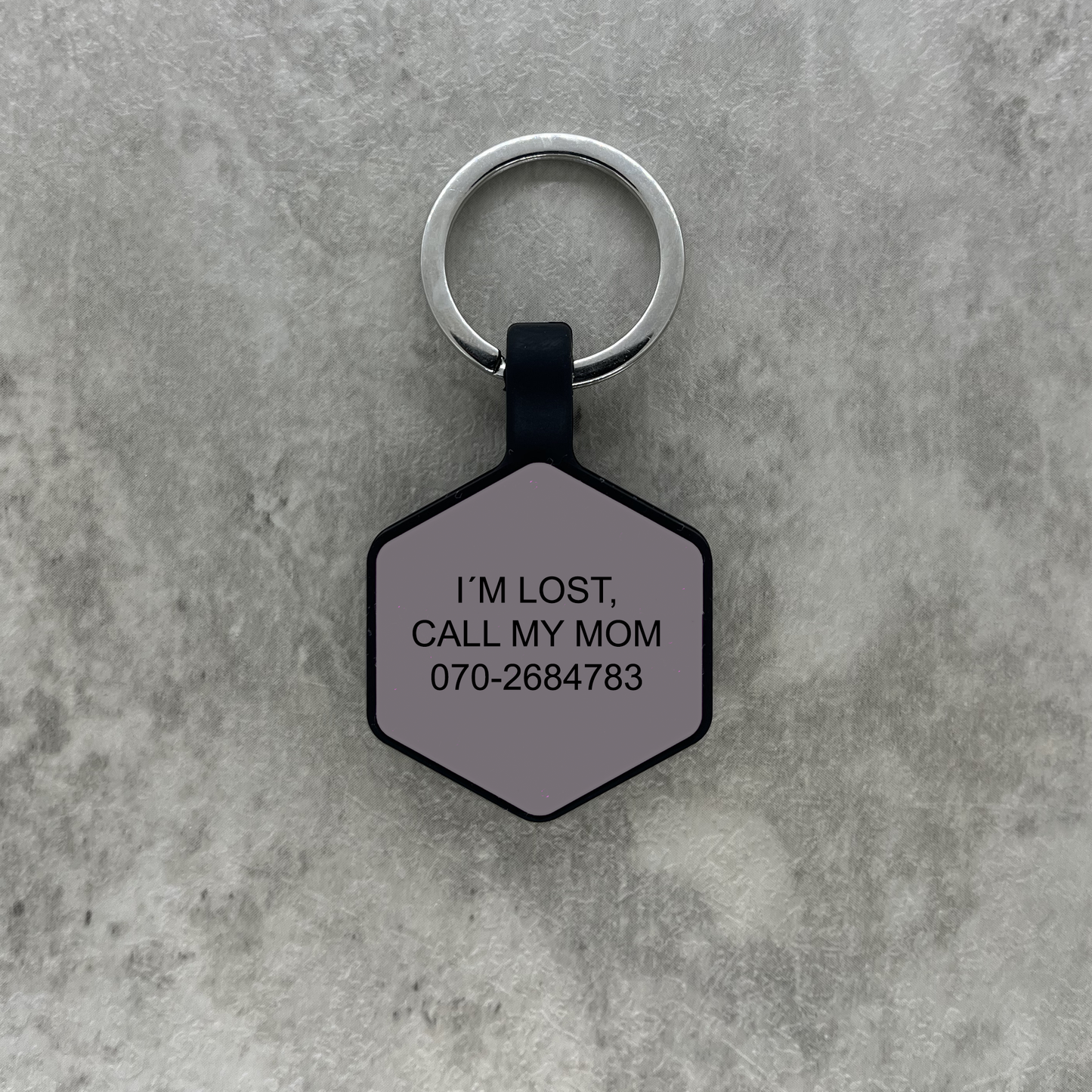 Personalized Luggage Tag - Orange Hex