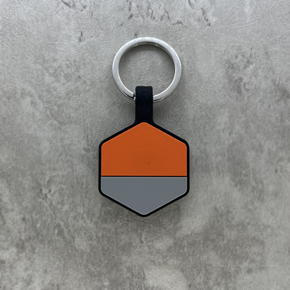 Personalized Luggage Tag - Orange Hex
