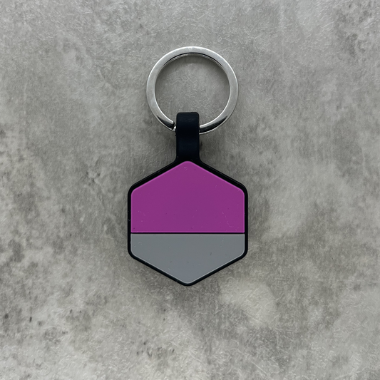 Personalized Luggage Tag - Purple Hex