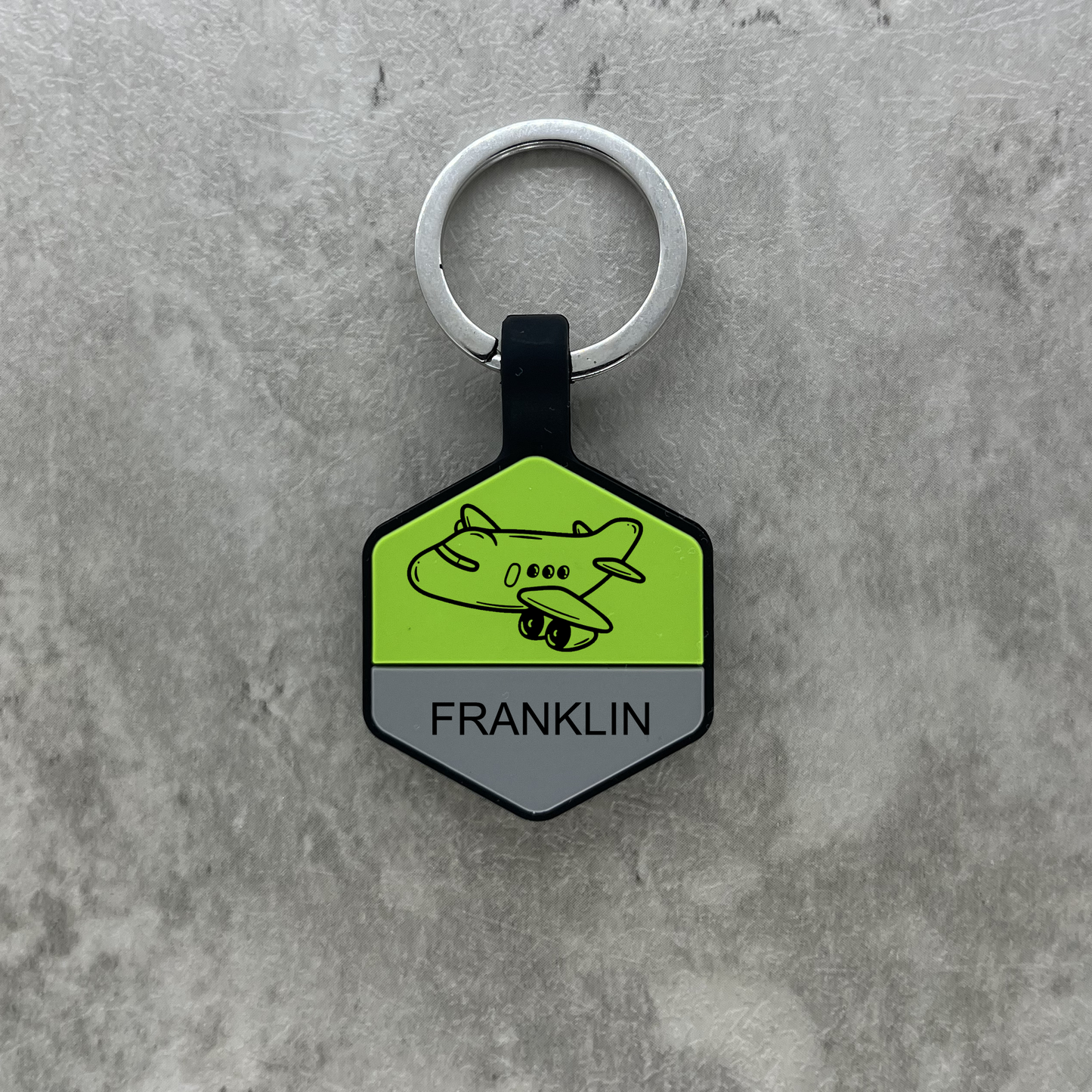 Personalized Luggage Tag - Green Hex