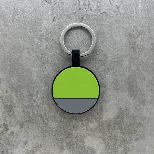 Personalized Luggage Tag - Green Round